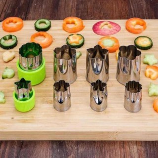 Dụng Cụ Cắt Tỉa Rau Củ Hình Hoa 8 Món Bằng Tay – đồ dùng phòng bếp tiện dụng