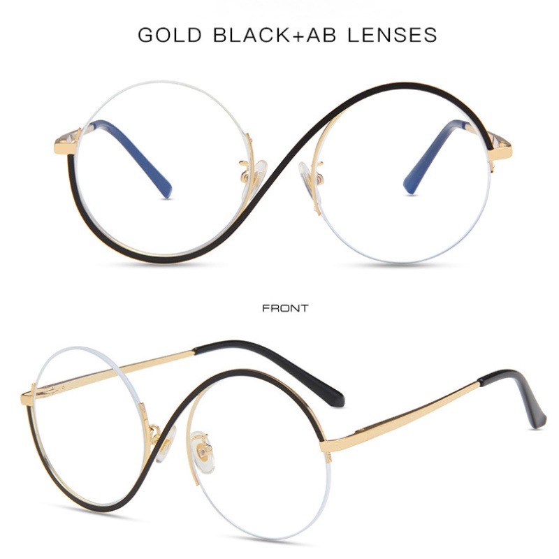 Kính Mát Gọng Tròn Chống Bức Xạ Cho Nữ