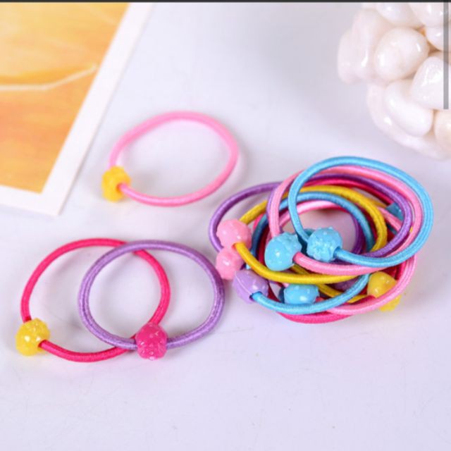 Set 20 Chun Cột Tóc Cute Cho Bé (Giao Ngẫu Nhiên)