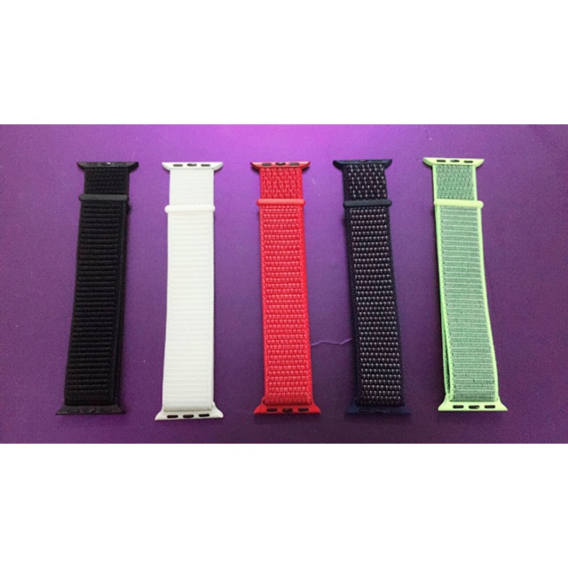 Dây vải khoá dán sport loop dành cho Apple Watch