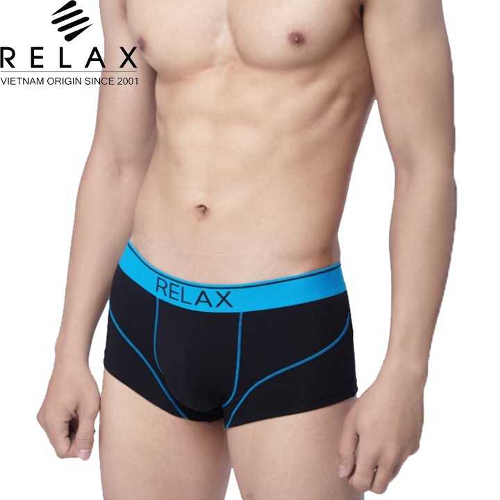 Quần lót nam cotton RELAX RLU049, quần sịp đùi nam boxer vải cotton co giãn 4 chiều mềm mại, bền, thoáng khí, thông hơi