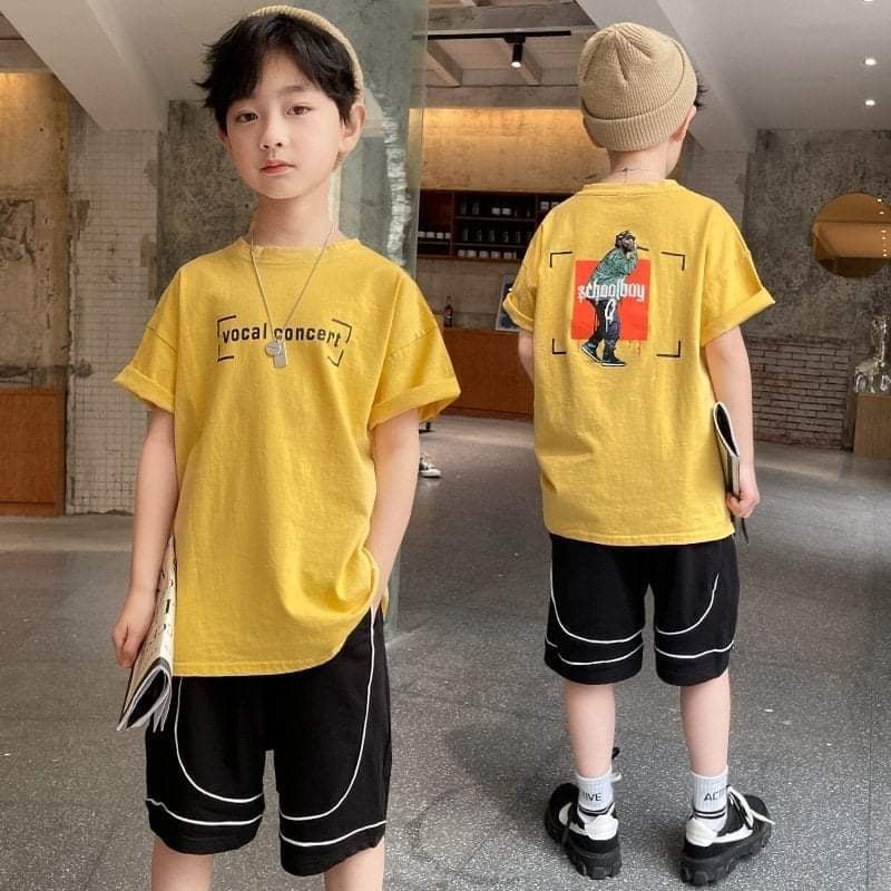 Set bộ quần áo trẻ em mẫu VOCAL dành cho bé trai 18-45kg. Thiết kế đẹp, đường may kỹ. MA31.