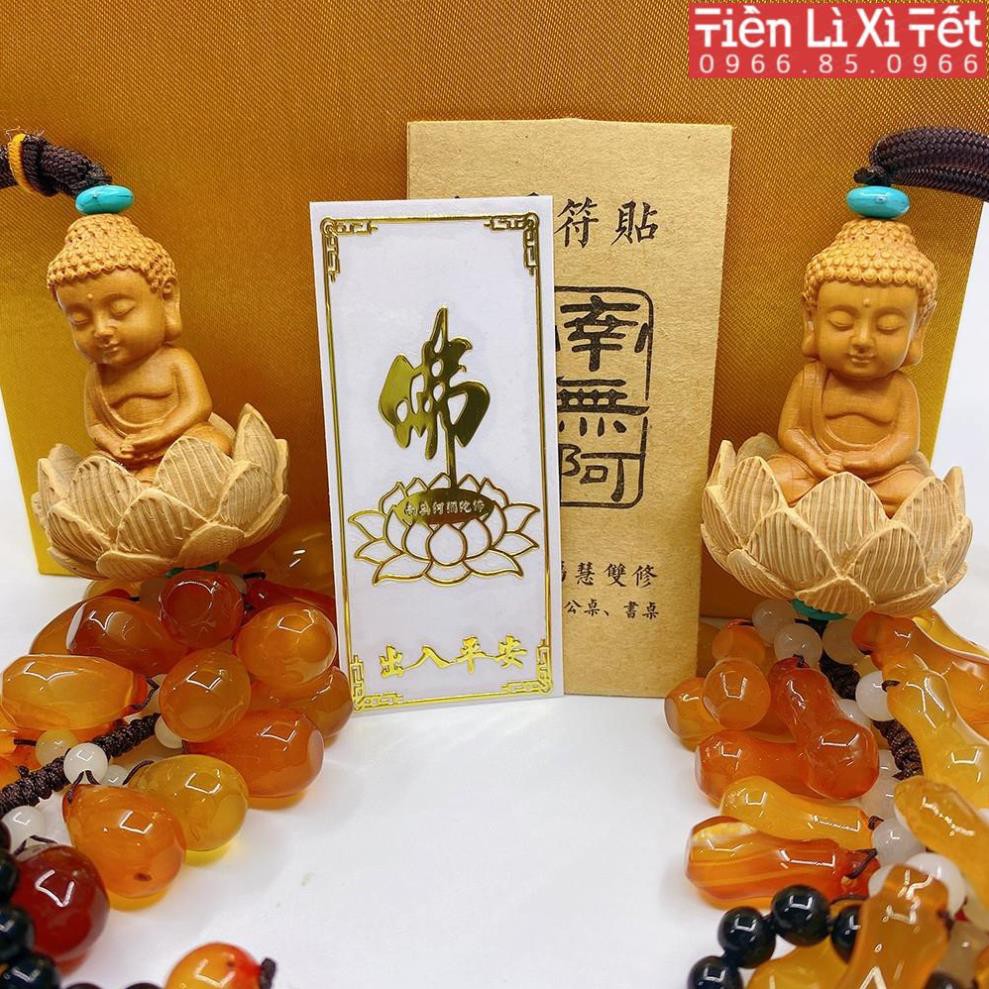 Miếng dán bình an linh phù linh phù dán điện thoại, máy tính bảng, máy tính ...