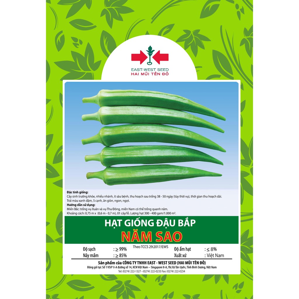 Hạt Giống Đậu Bắp NĂM SAO