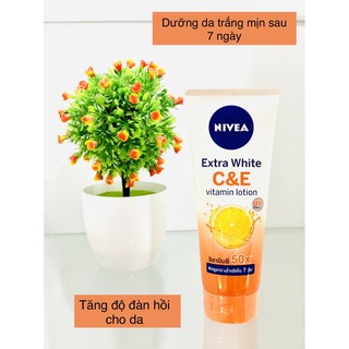 Sữa dưỡng thể trắng da, chống nắng NIVEA Extra White C&E Vitamin lotion 180ml