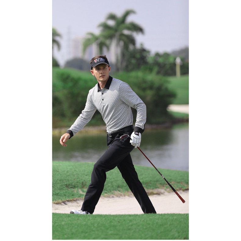 Áo Golf Nam Dài Tay - PGM Men Golf Shirt - YF367
