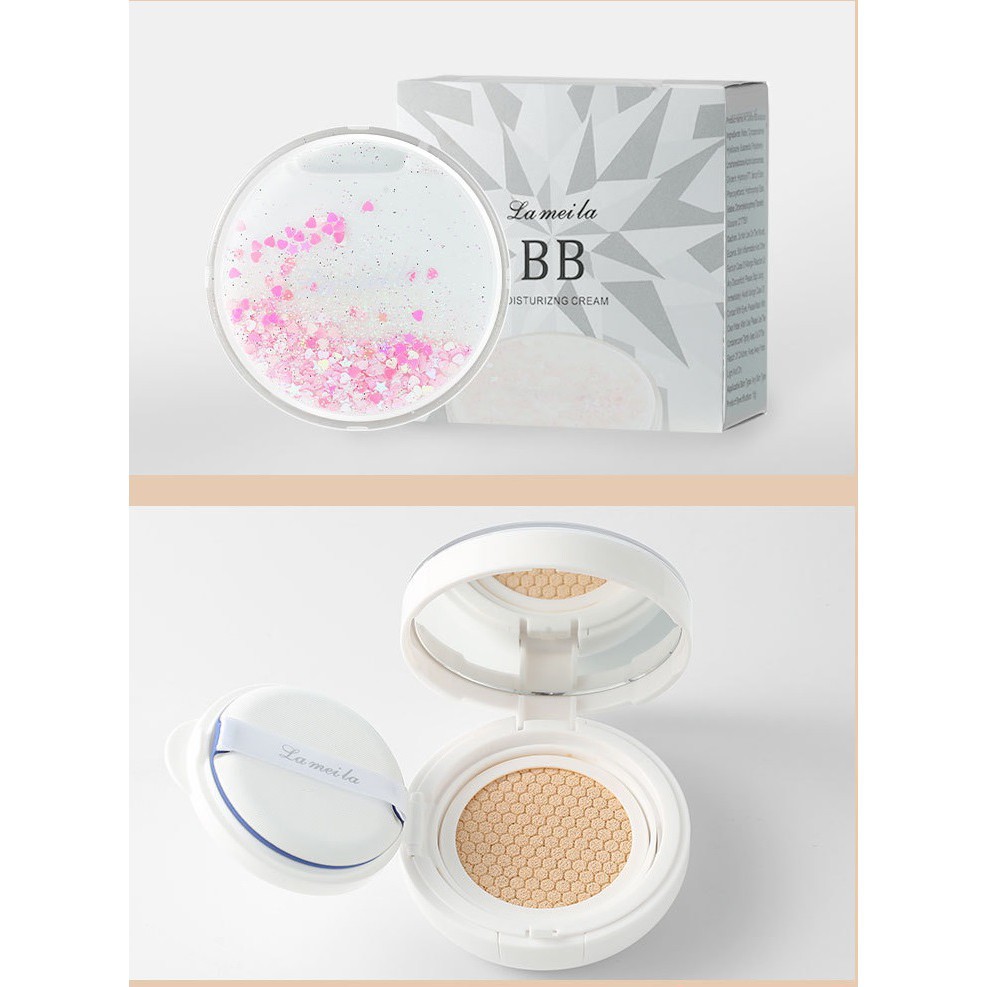 BB Cushion Lameila Falling Heart dưỡng ẩm, che khuyết điểm SPF45 | BigBuy360 - bigbuy360.vn