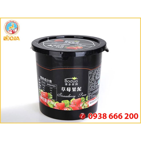 Mứt BODUO Dâu Tây 1.3KG (STRAWBERRY PUREE JAM)