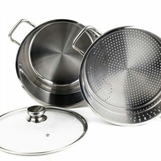 Bộ nồi xửng hấp five star 26cm (lắp kính)