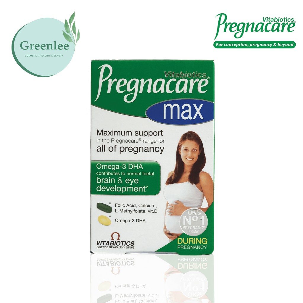 Vitamin tổng hợp cho bà bầu Pregnacare Max, Anh (84 viên) bổ sung Vitamin C, D3, DHA, Axit Folic cho bà bầu, mẹ sau sinh