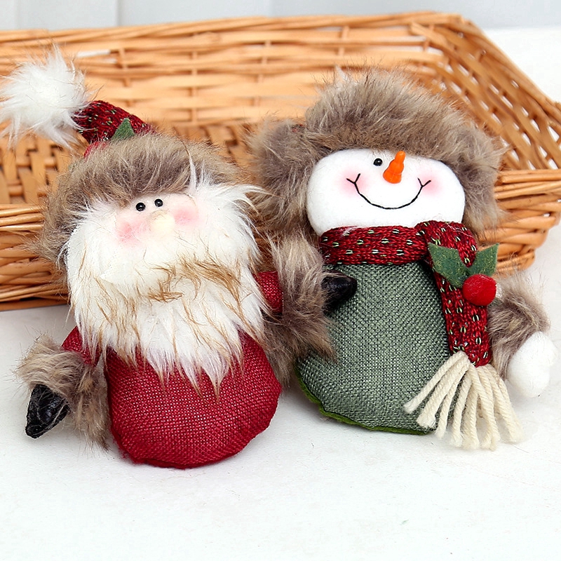 Christmas Tree Santa Claus Snowman Christmas Home Xmas Decor
