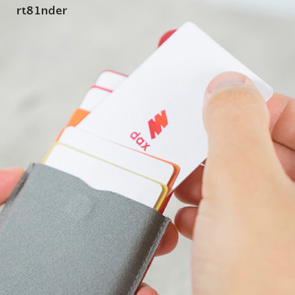 Rt Ví Đựng Thẻ ID / Thẻ ID Mini Màu Gradient Đơn Giản Nhỏ Gọn Cho Nam Và Nữ