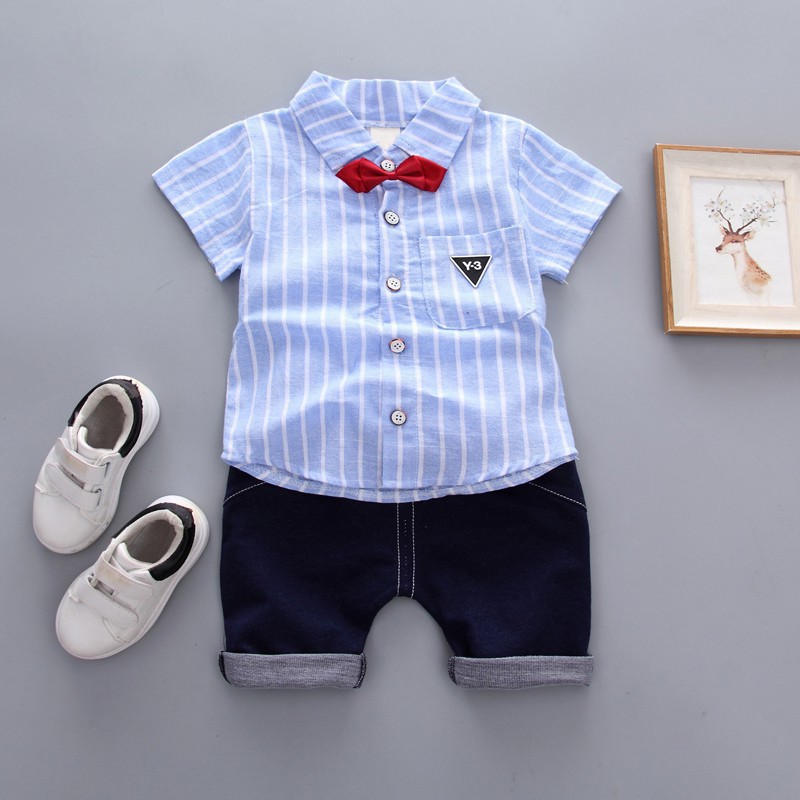 Set Áo Thun Polo &amp;Amp; Quần Short Cho Bé Trai