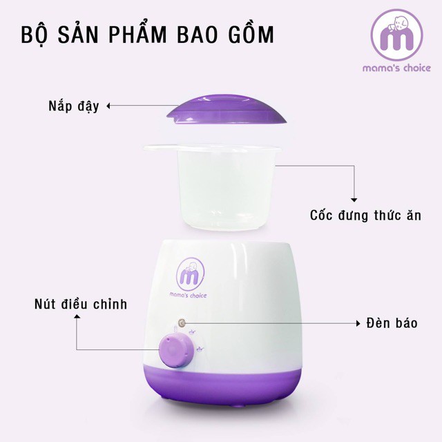 [HÀNG CHÍNH HÃNG] Máy hâm sữa siêu tốc Mamachoice Việt Nam hâm sữa siêu nhanh chỉ 3 phút