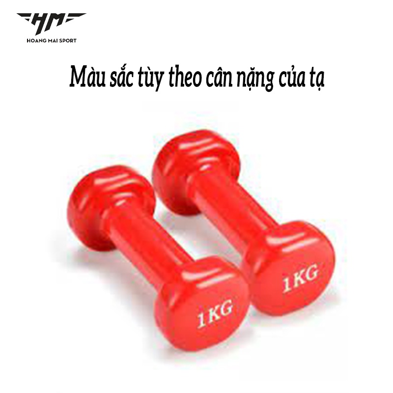 Tạ Tay Bọc Cao Su Loại Mini Tập Gym Dành Cho Nam Nữ