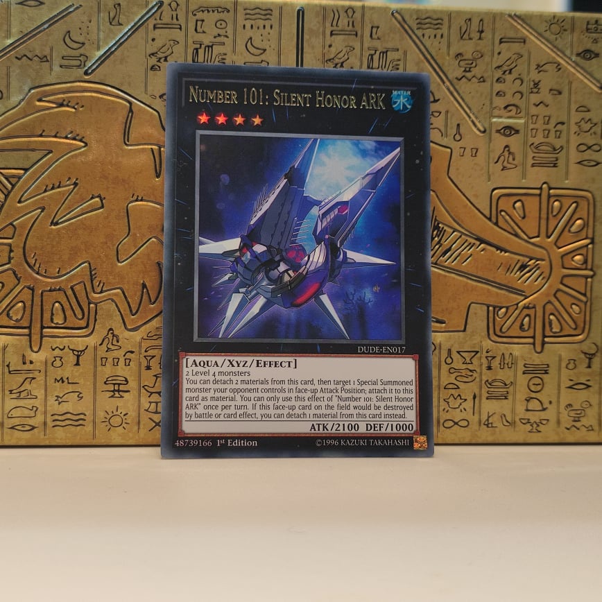 Thẻ Bài Yugioh Chính Hãng - Number 101: Silent Honor ARK - DUDE-EN017 - Ultra Rare 1st Edition