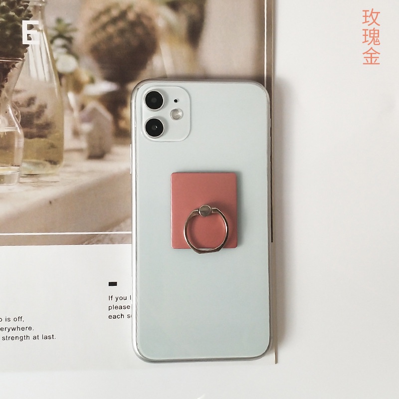Giá Đỡ Vòng Nhẫn Bằng Acrylic Phối Kim Loại Tiện Dụng Cho Điện Thoại