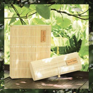 Hộp mành tre đựng đồ đa năng
