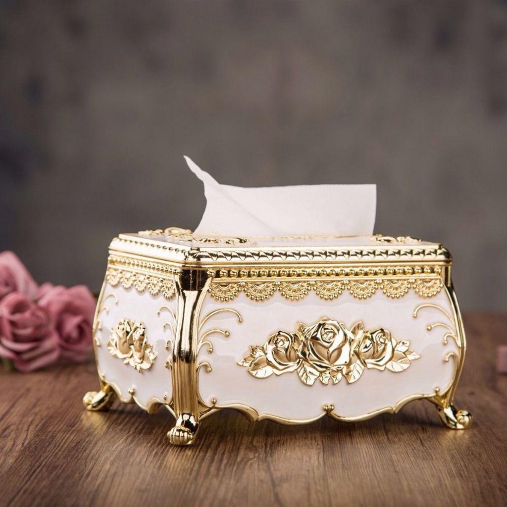 Giá Đỡ Khăn Giấy Bằng Nhựa Acrylic Phong Cách Châu Âu Tiện Dụng Cho Văn Phòng / Khách Sạn