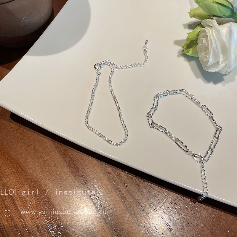 Set 2 vòng tay bạc lấp lánh thời trang cho nữ | BigBuy360 - bigbuy360.vn