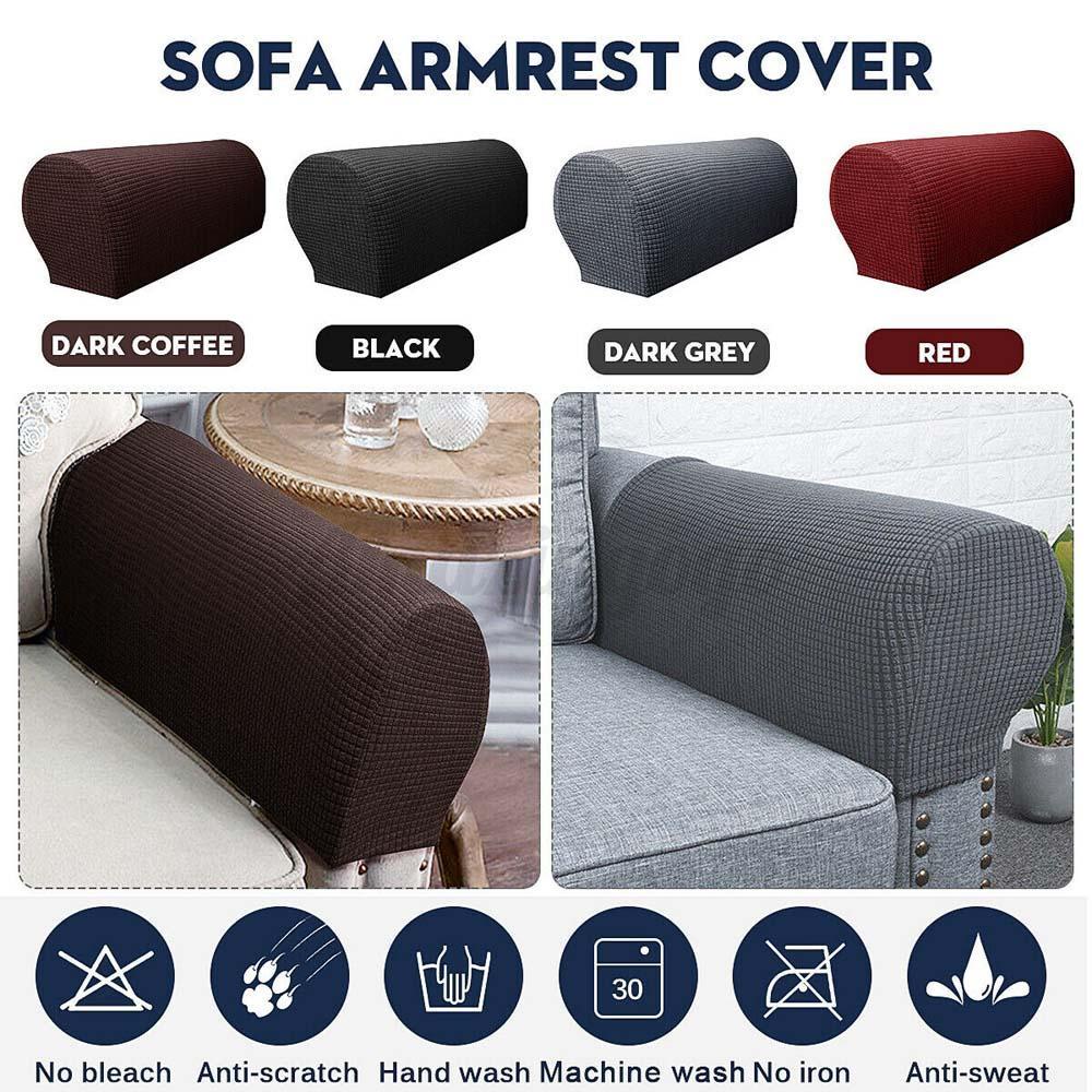 Vỏ Bọc Tay Vịn Ghế Sofa Bằng Sợi Polyester Co Giãn Tiện Dụng