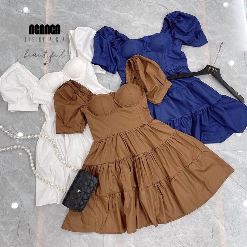 VÁY TAY BỒNG CÚP NGỰC DÁNG BABYDOLL | BigBuy360 - bigbuy360.vn