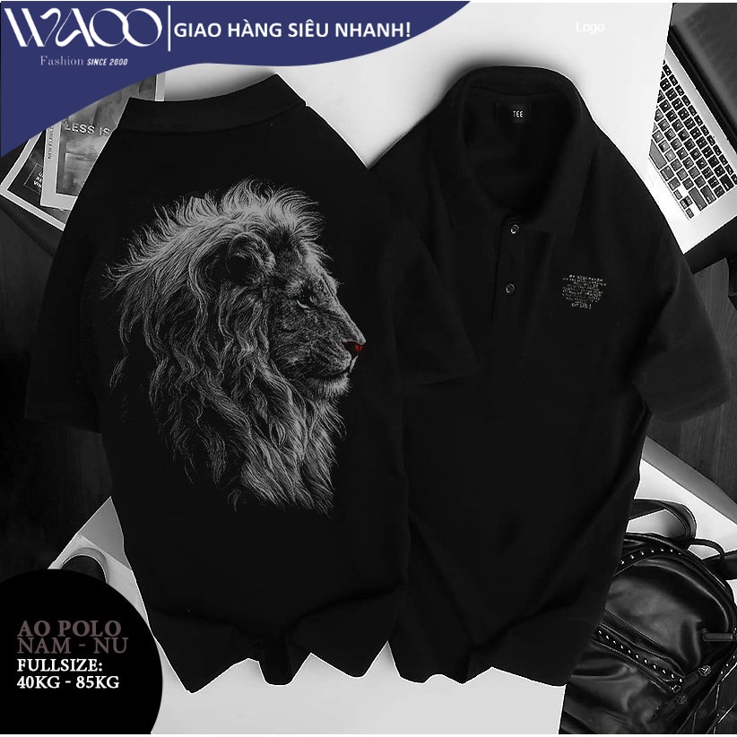 Áo Polo Cao Cấp PLN33, Đủ Size Từ M Đến 4XL, Áo Cổ Trụ Polo vải tốt, Form Chuẩn- Thời Trang Waoo