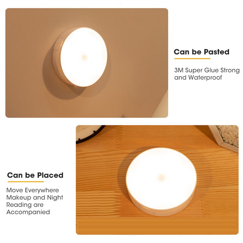 Đèn ngủ OSIDEN LED thông minh trong nhà cảm biến ánh sáng sạc không dây USB tiện lợi