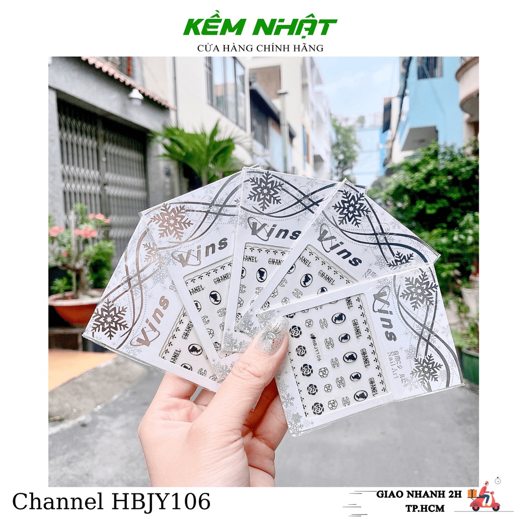 Sticker Dán Móng Thương Hiệu Hot Nhiều Mẫu 2022