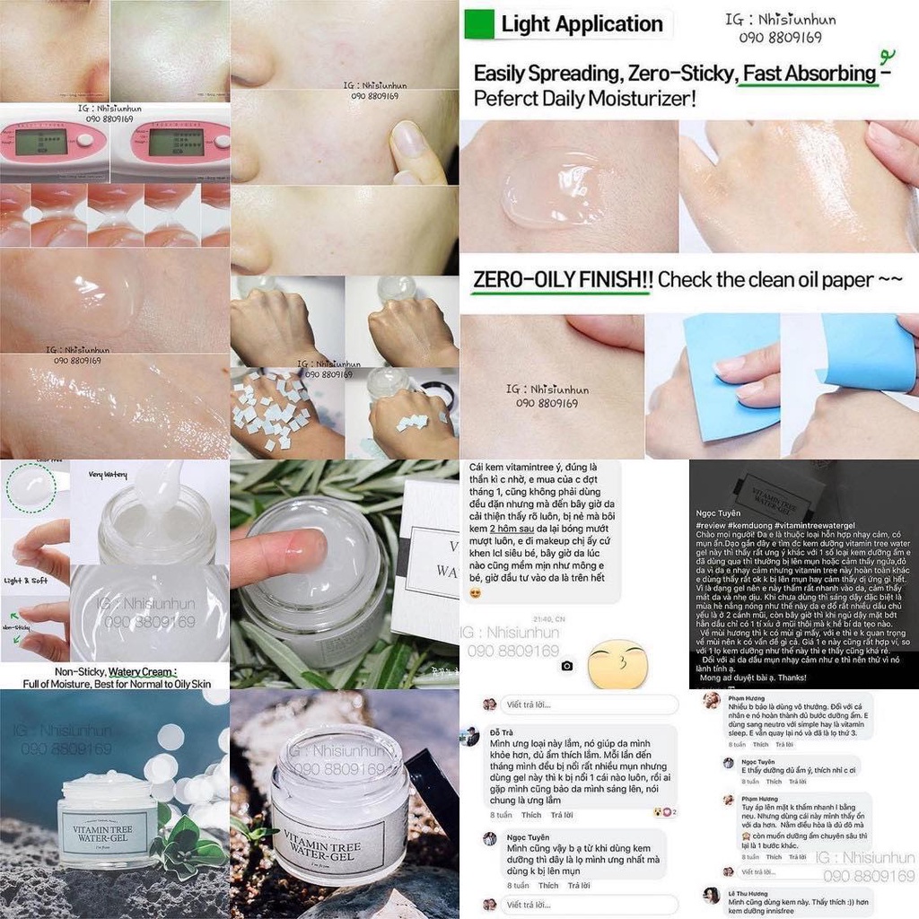 Kem dưỡng Vitamin Tree Water Gel