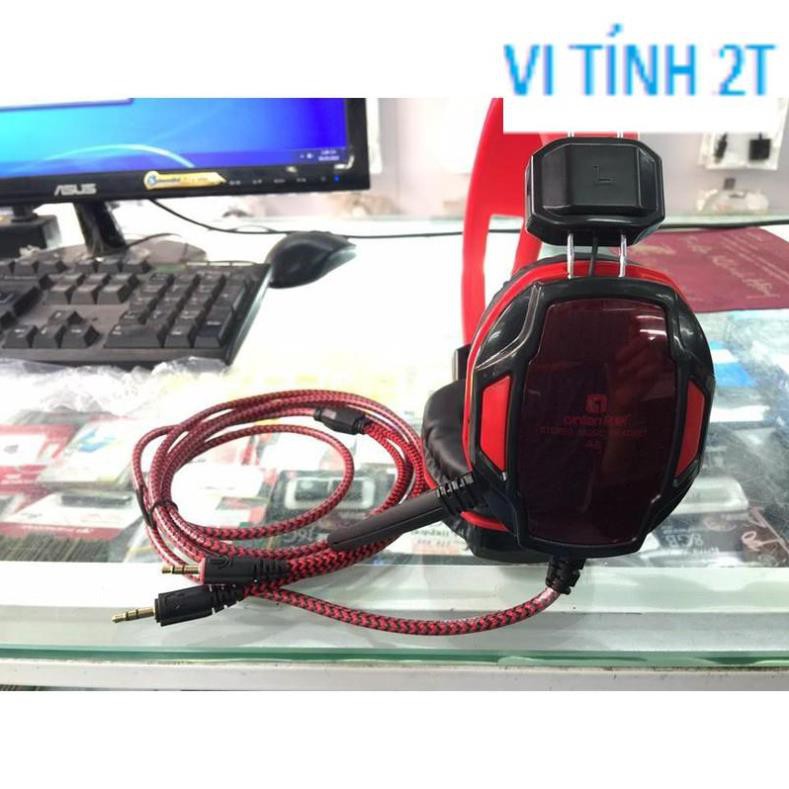 Tai nghe headphone Qinlian A6 gaming (Đen đỏ) | BigBuy360 - bigbuy360.vn