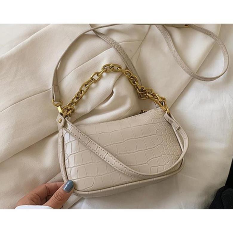 👛ẢNH SHOP CHỤP👛 Túi kẹp nách nữ da vân cá sấu dây xích BH 429 | BigBuy360 - bigbuy360.vn