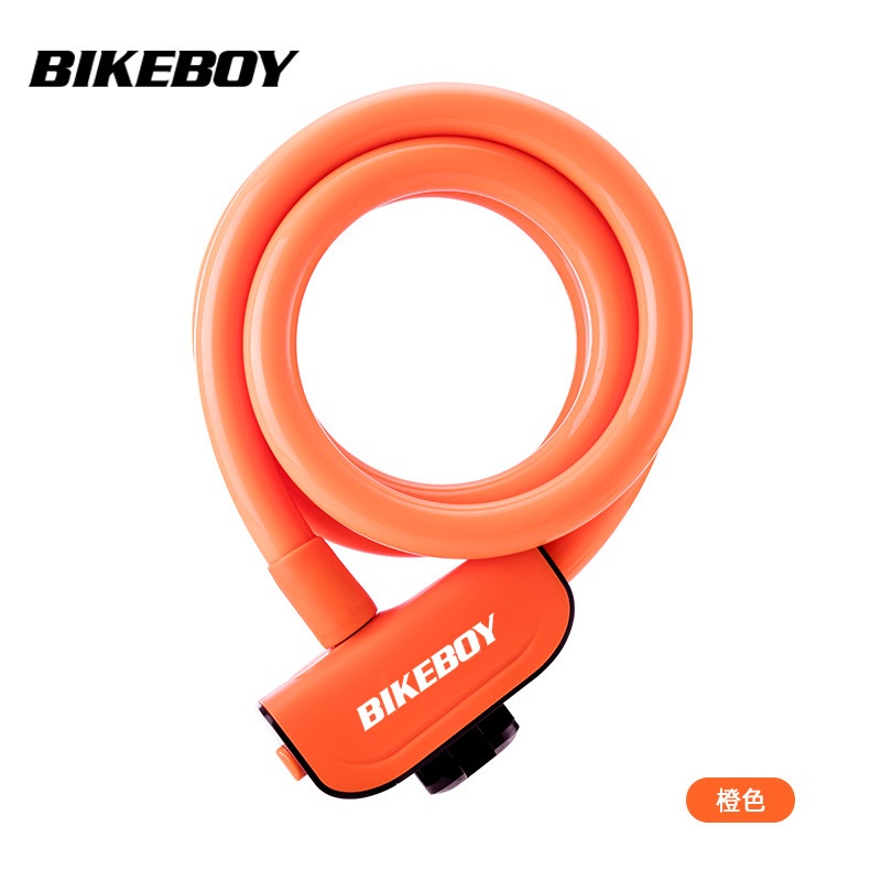 Khóa Dây Xe Đạp Lõi Thép ,Khóa Chống Trộm Bike Boy Kèm Chìa An Toàn