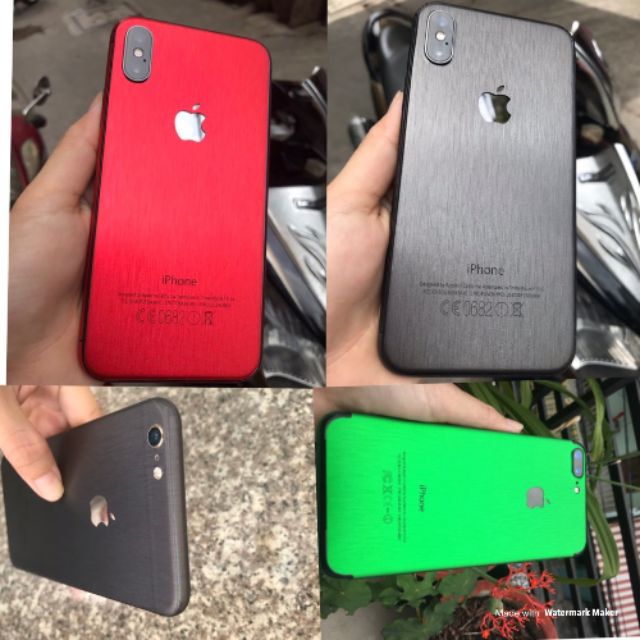 Dán Decal Full viền iPhone 6G ,6plus,7plus/8plus, X , XSMax thời trang