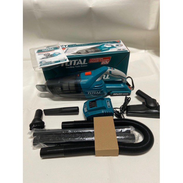 . MÁY HÚT BỤI DÙNG PIN 20V TOTAL TVLI2001  HÚT BỤI TOTAL DÙNG PIN  MÁY HÚT BỤI INGCO DCA