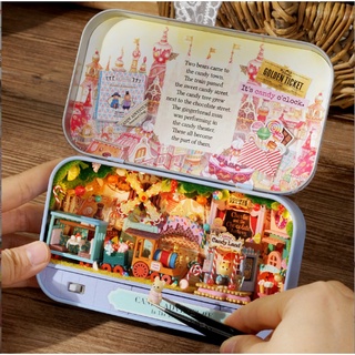 Mô hình nhà gỗ diy - box theatre - candy adventure