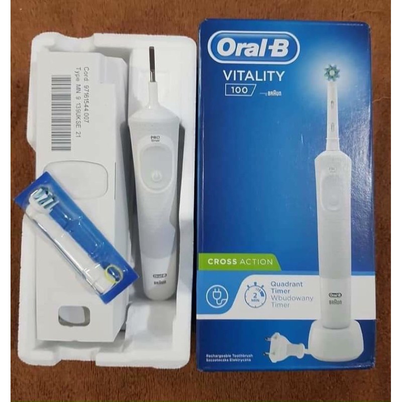 BÀN CHẢI ĐÁNH RĂNG MÁY TỰ ĐỘNG BRAUN ORAL-B VITALITY