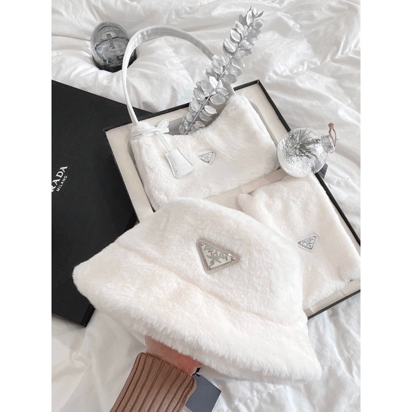 Set 3 món lông thỏ prada