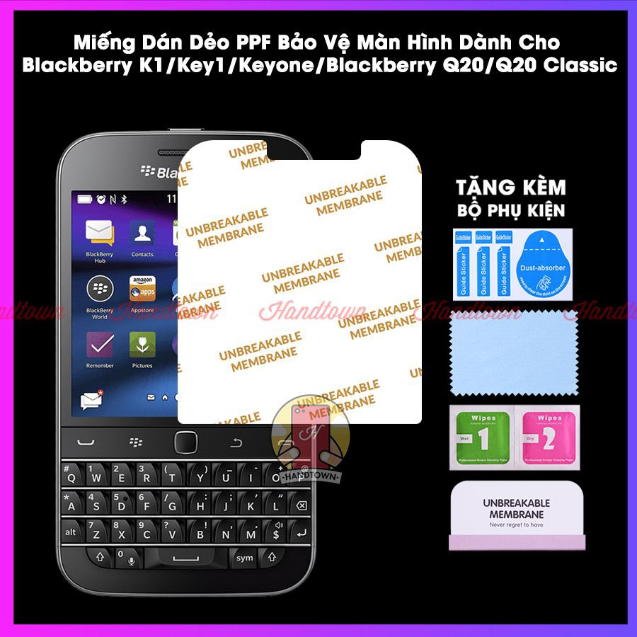 Miếng Dán Màn Hình Mặt Trước TPU Dẻo PPF Dành Cho Blackberry K1 / Key 1 / Keyone / Blackberry Q20 / Q20 Classic