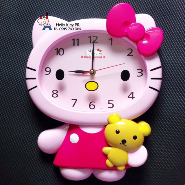 Đồng hồ treo tường HELLO KITTY