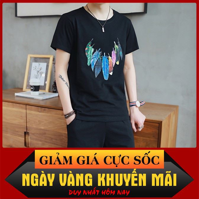 [ Sale Off ] [Mua 1 tặng 1] Bộ thể thao Bộ quần áo nam thể thao TBD9 thời trang nam