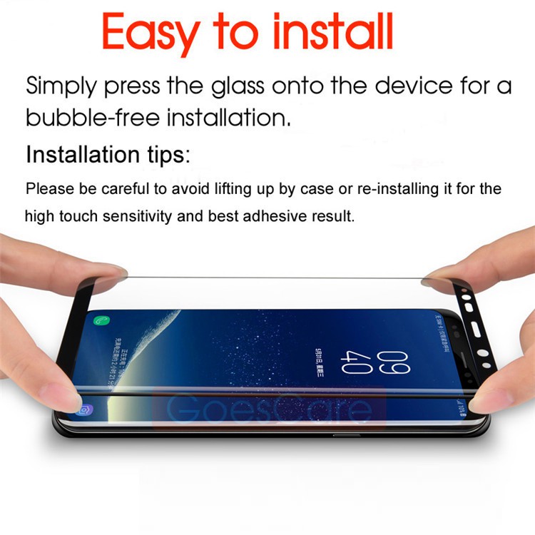 Cường lực samsung galaxy S8 plus, S8+ , s8, note 8, note 9 full màn 9H 5D