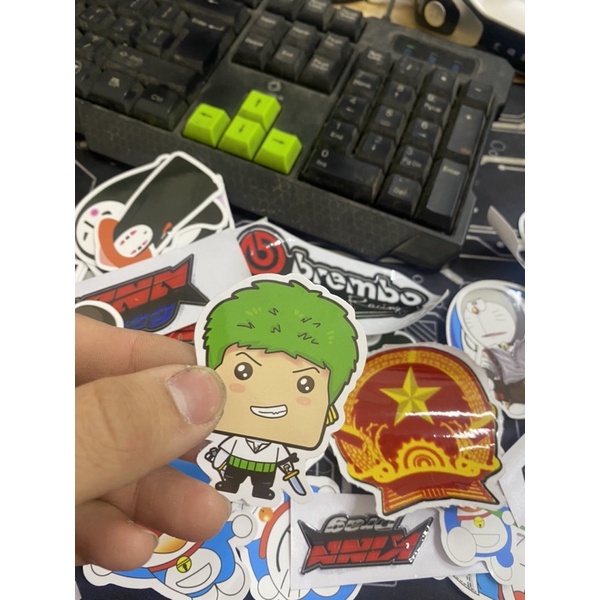 [Mã LIFEAUMAY giảm 10% tối đa 30k đơn 150k] 01 Sticker ngẫu nhiên dán trang trí điện thoại, laptop, xe …