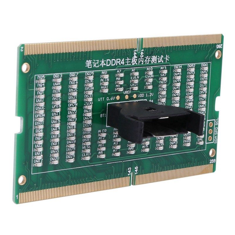 Laptop Notebook Memory Slot DDR4 Test Card SO-UDIMM Out LED Tester