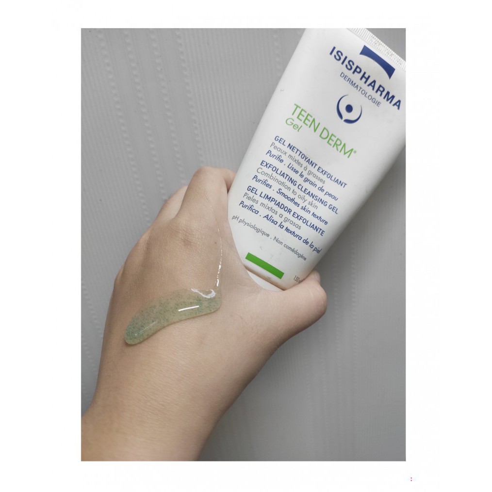 [CHÍNH HÃNG] Sữa rửa mặt giảm nhờn, ngừa mụn - ISIS PHARMA TEEN DERM GEL