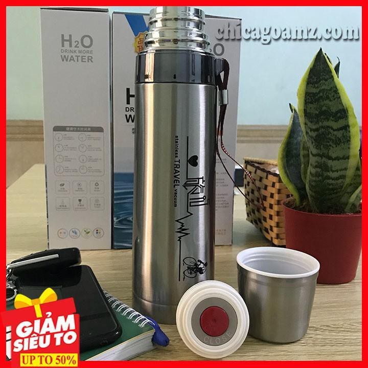 Bình giữ nhiệt Travel inox 800mml  - Loại tốt