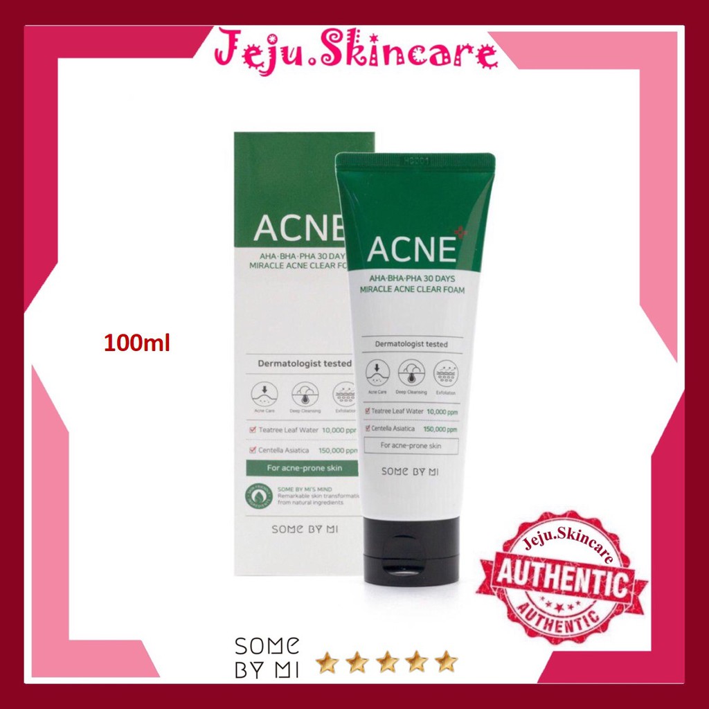 Sữa Rửa Mặt Some By Mi AHA-BHA-PHA 100ml