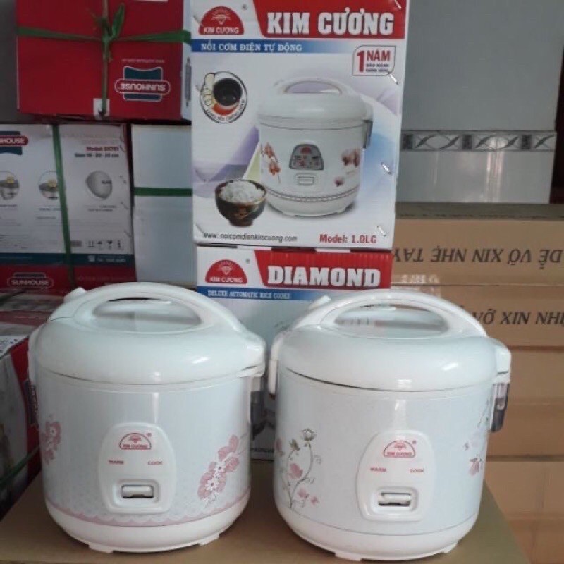 nồi cơm điện 1l kim cương