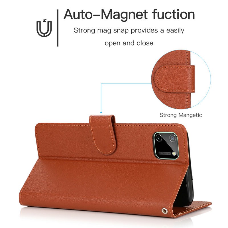 Bao da điện thoại nắp lật ngăn đựng thẻ Samsung A20s A10s A01 M51 M31 M30s M21 M30 M20 M11 M10 A11 A6 A7 A8 A9 Plus | BigBuy360 - bigbuy360.vn