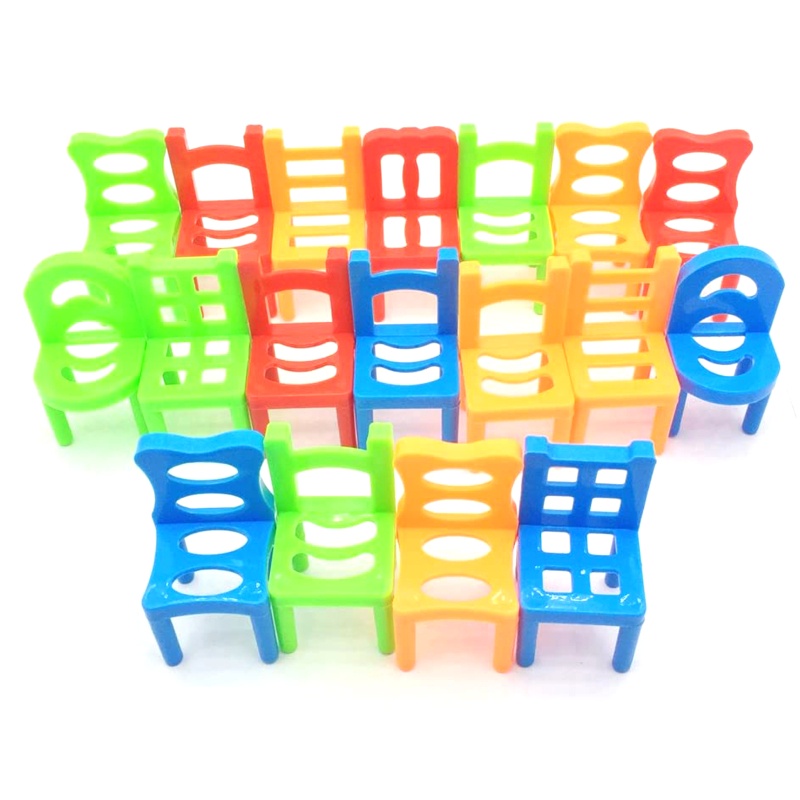 Bộ Đồ Chơi Xếp Tháp Cân Bằng Kỹ Năng 18 Món Độc Đáo Trang Trí Bàn Tiệc Gia Đình